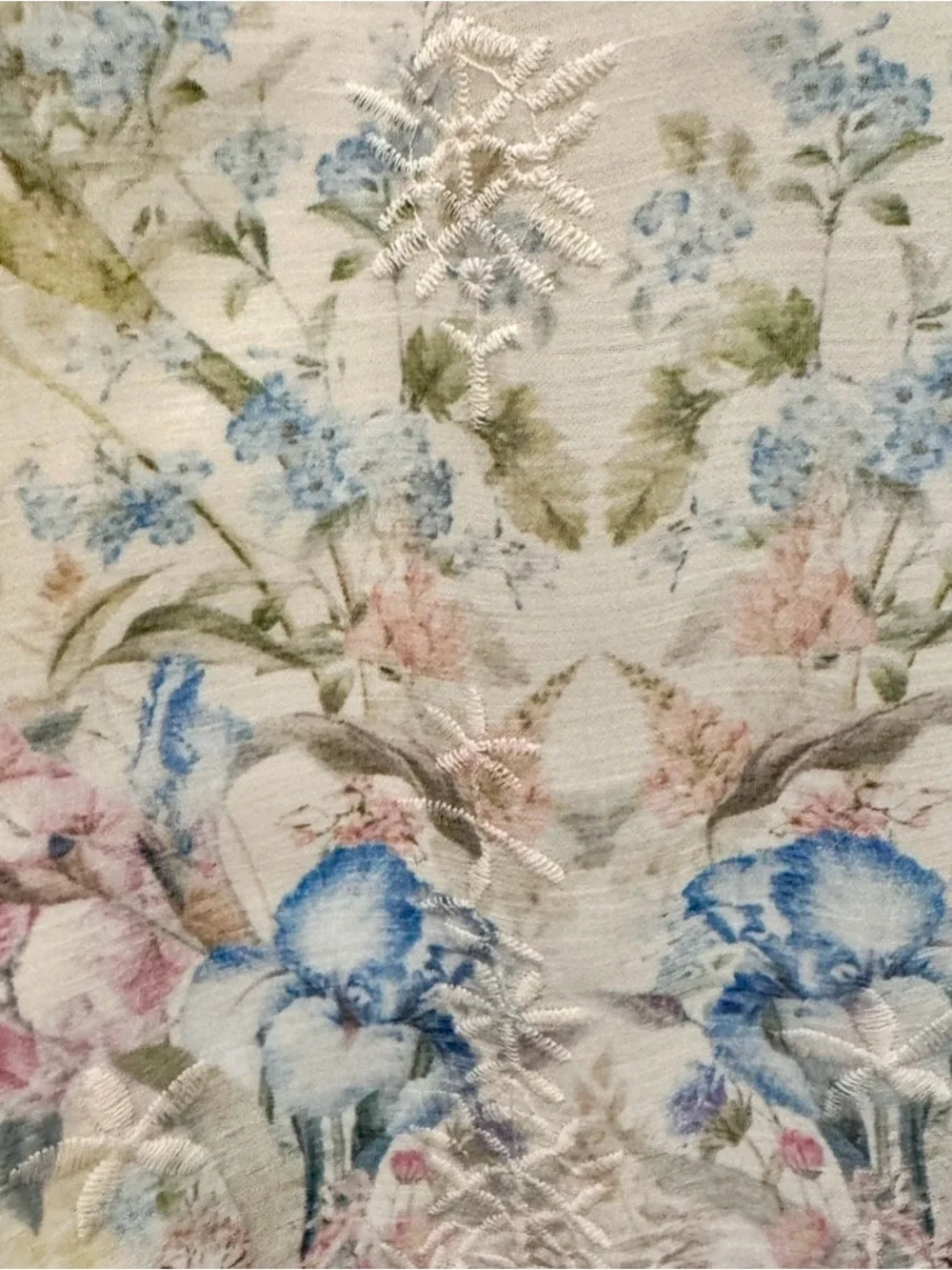 Commense Cream Floral Midi Dress - Picture 8 of 11